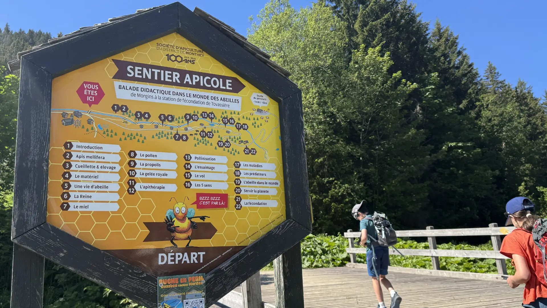 Sentier didactique des abeilles de Morgins