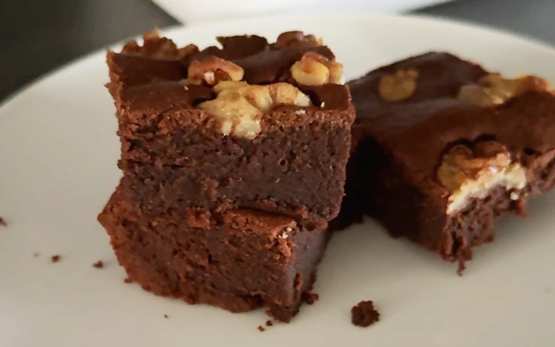 Brownie chocolat-noix fondant, la recette improvisée