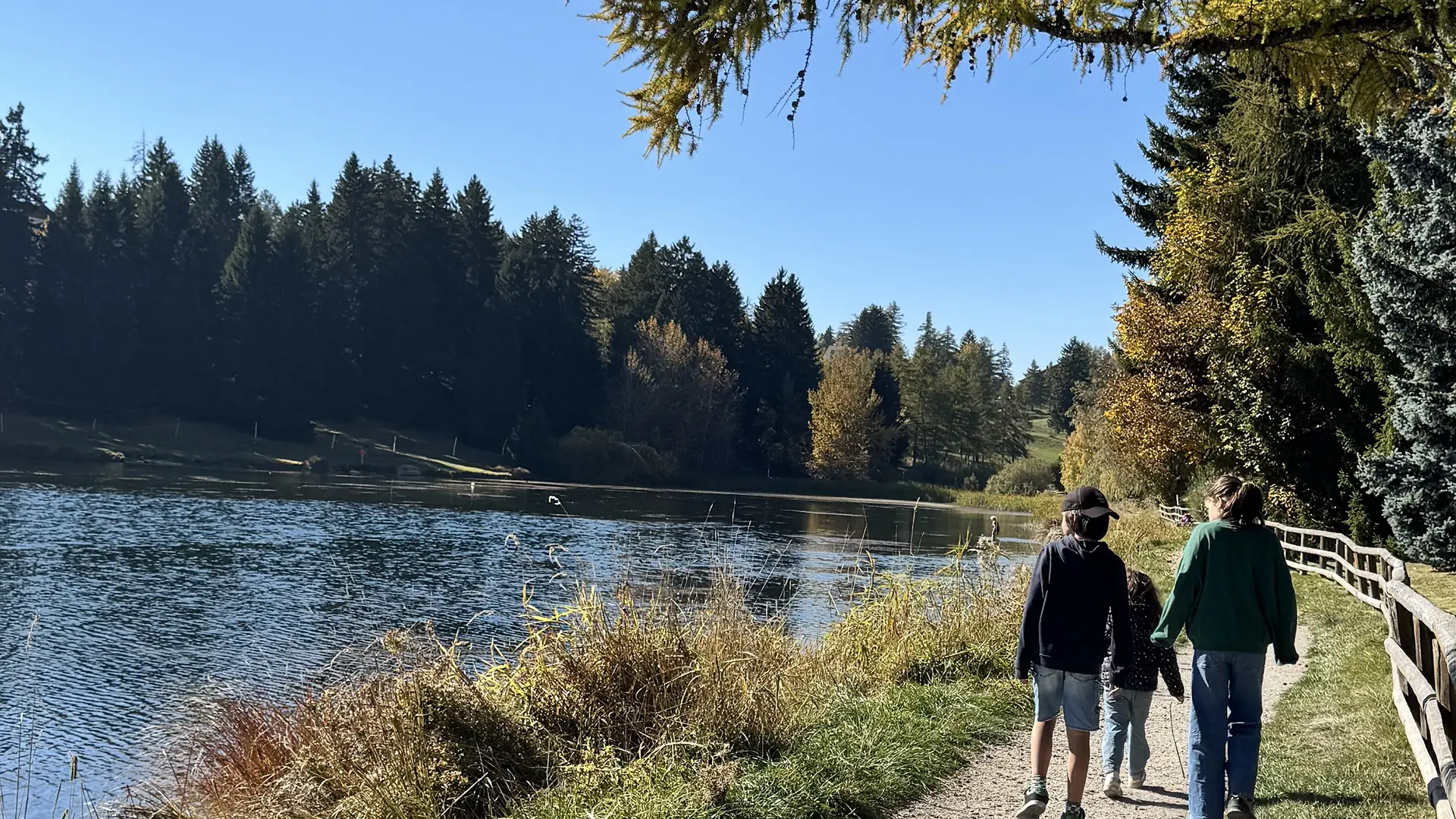 Tour du lac de la Moubra à Crans-Montana